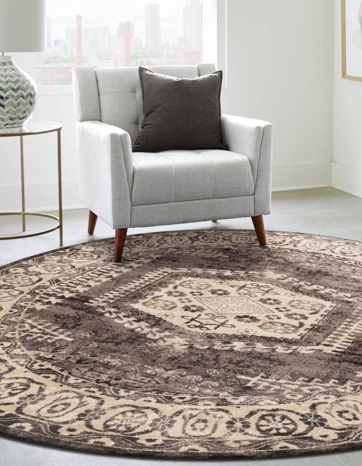 Detail image of 8' x 8' Arcadia Round Rug