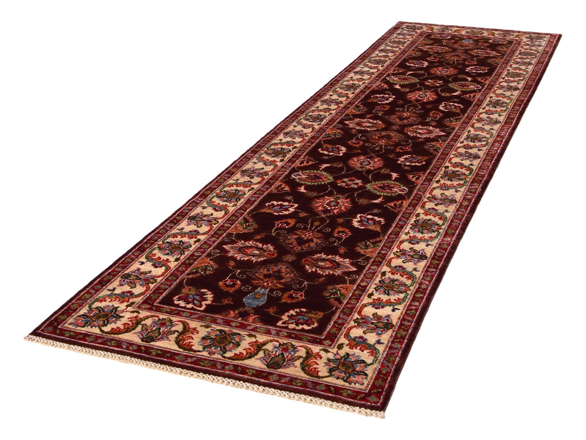 2' 9 x 10' 7 Hand Knotted Ariana Ziegler Runner Rug