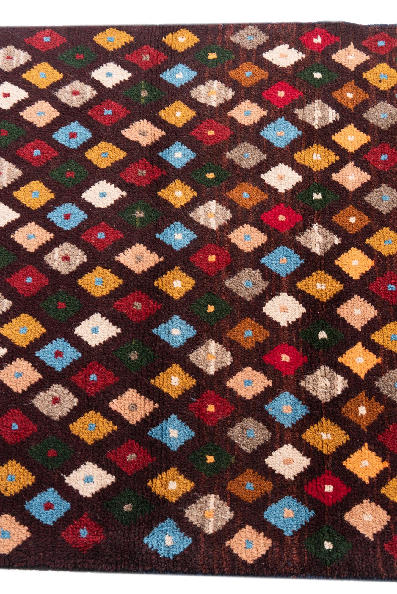 2' 9 x 9' 7 Hand Knotted Balouch Wool Runner Rug