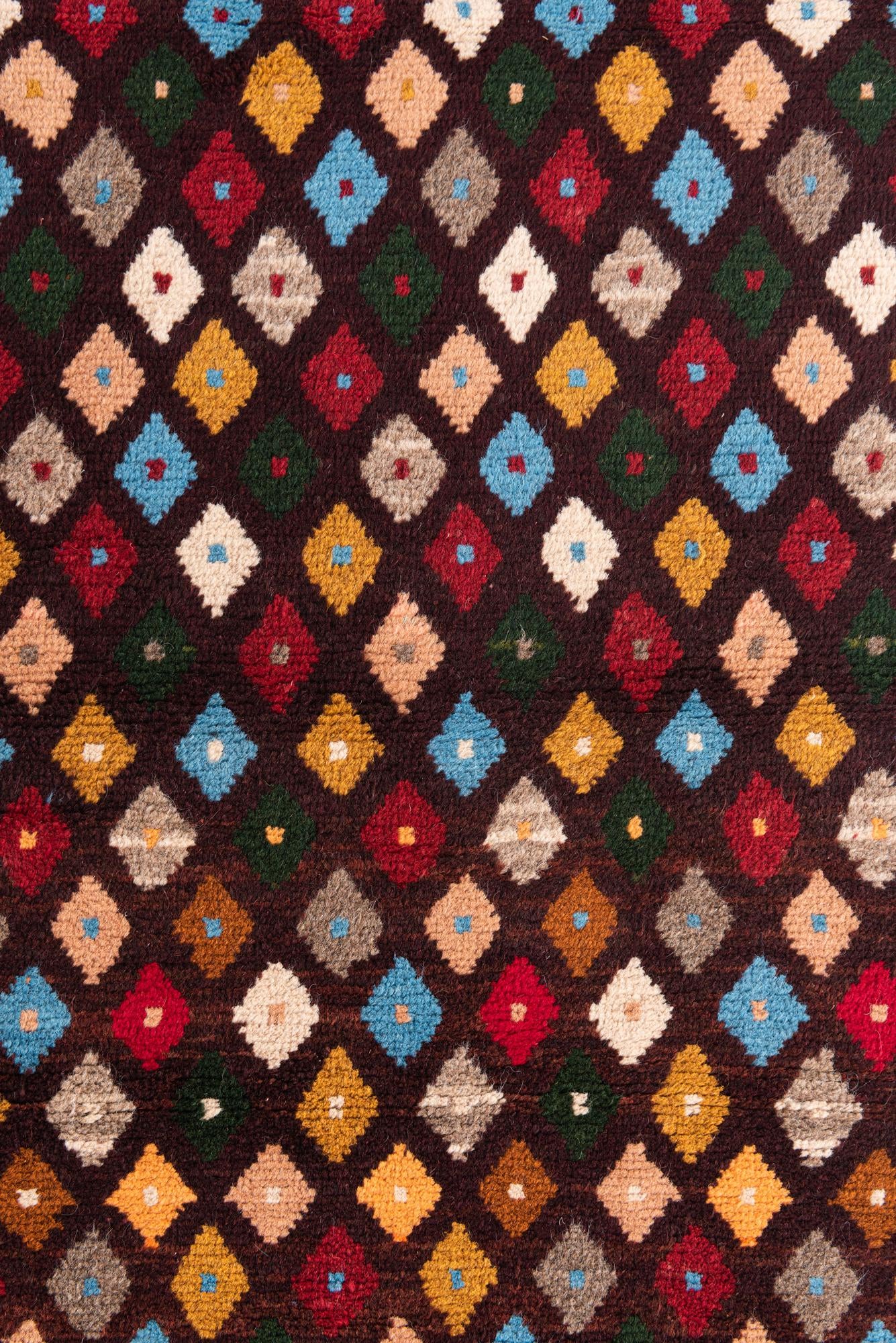 2' 9 x 9' 7 Hand Knotted Balouch Wool Runner Rug