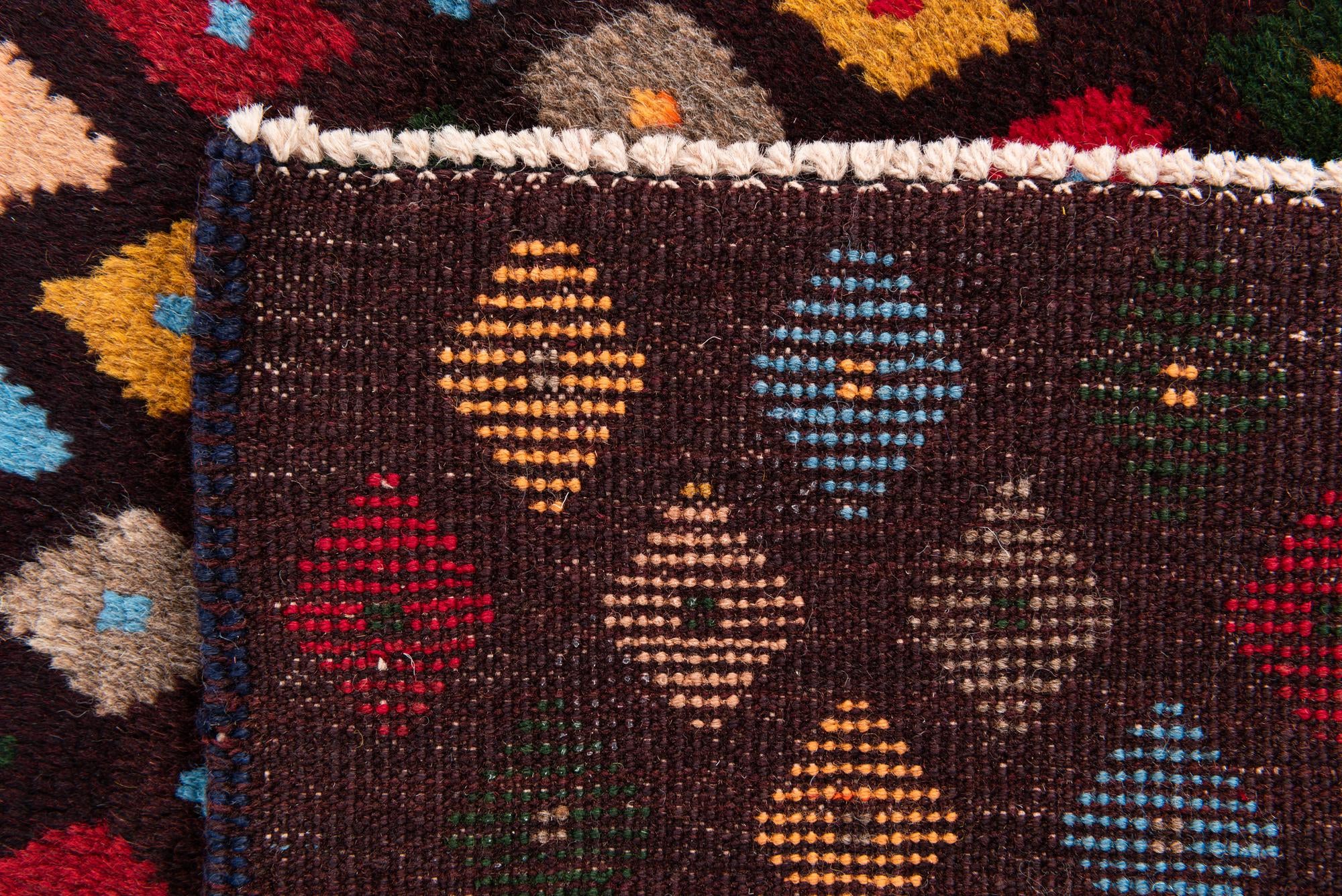 2' 9 x 9' 7 Hand Knotted Balouch Wool Runner Rug