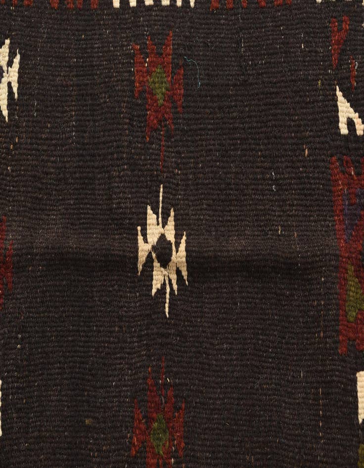 Detail image of 3' 3 x 10' 10  Hand Woven Kilim Afghan Wool Runner Rug