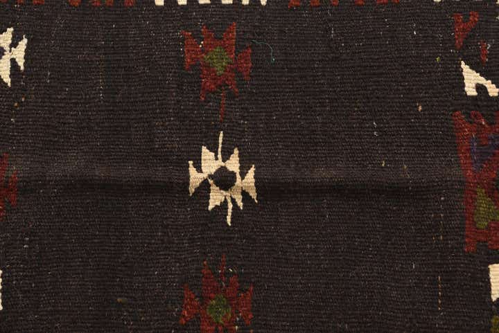 3' 3 x 10' 10 Hand Woven Kilim Afghan Wool Runner Rug