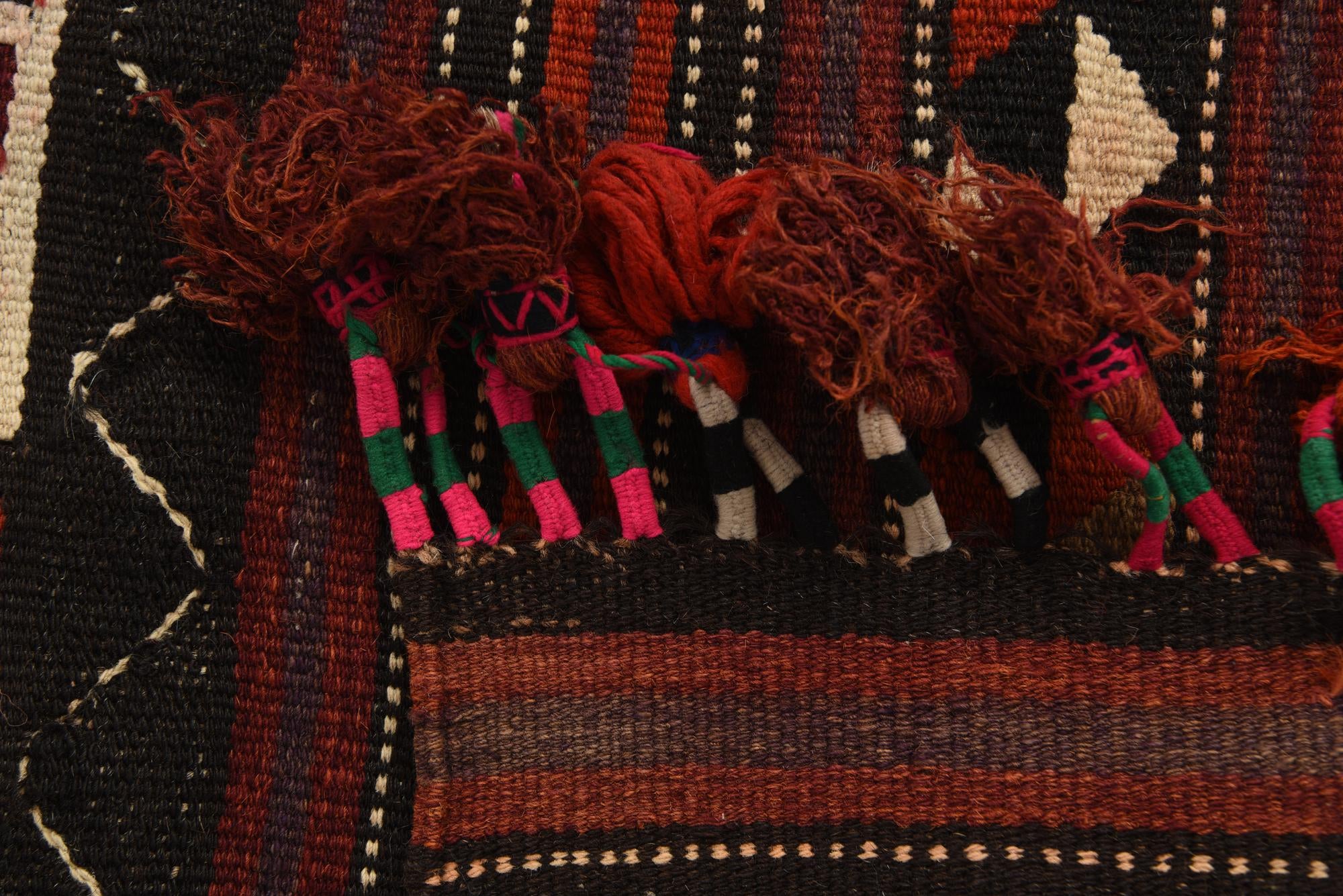 3' 2 x 11' 2 Hand Woven Kilim Afghan Wool Runner Rug