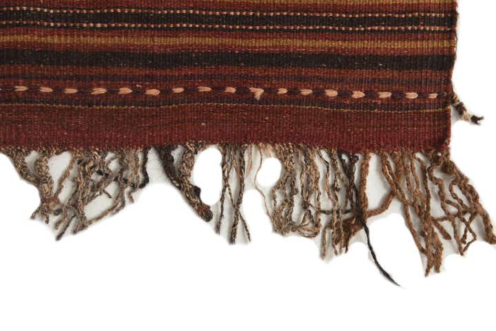 3' 2 x 12' Hand Woven Kilim Fars Wool Runner Rug