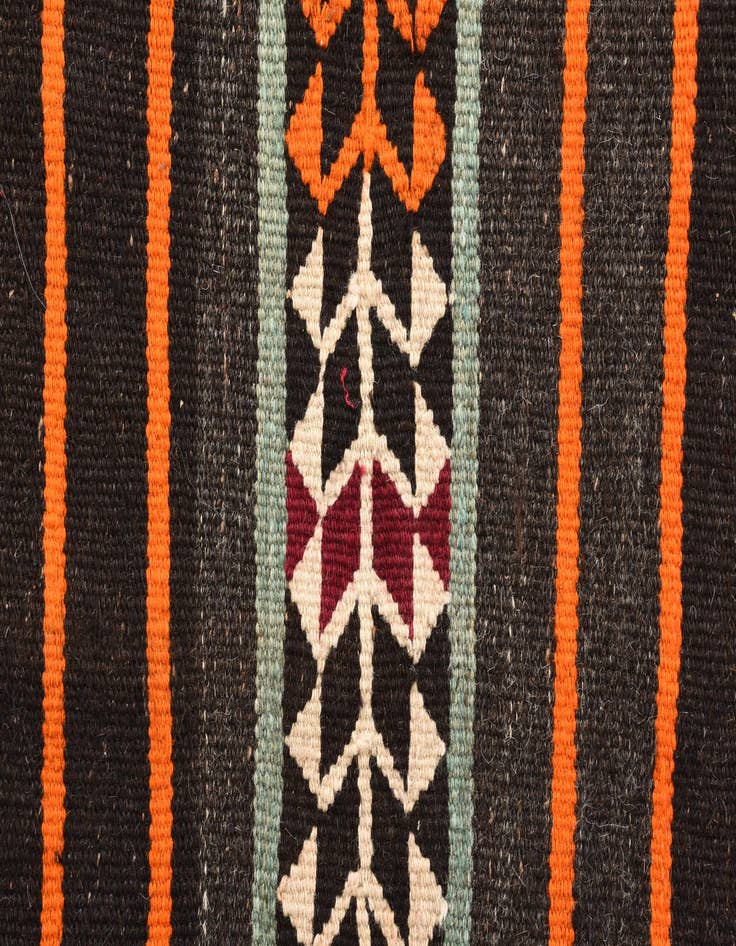 Detail image of 6' x 11' 8  Hand Woven Kilim Fars Wool Runner Rug