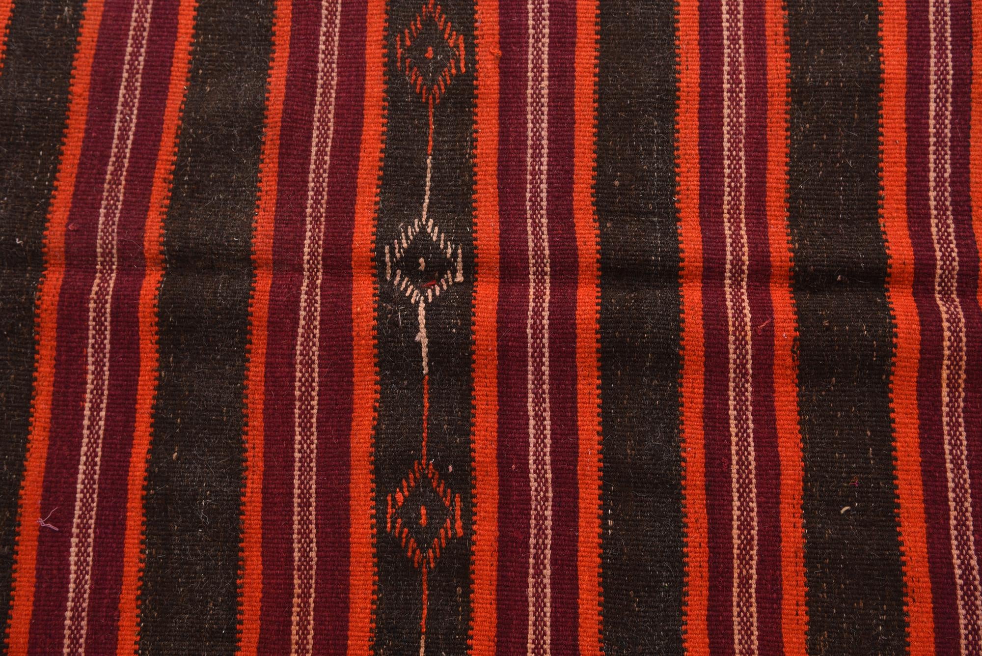 4' 6 x 11' 1 Hand Woven Kilim Modern Wool Runner Rug