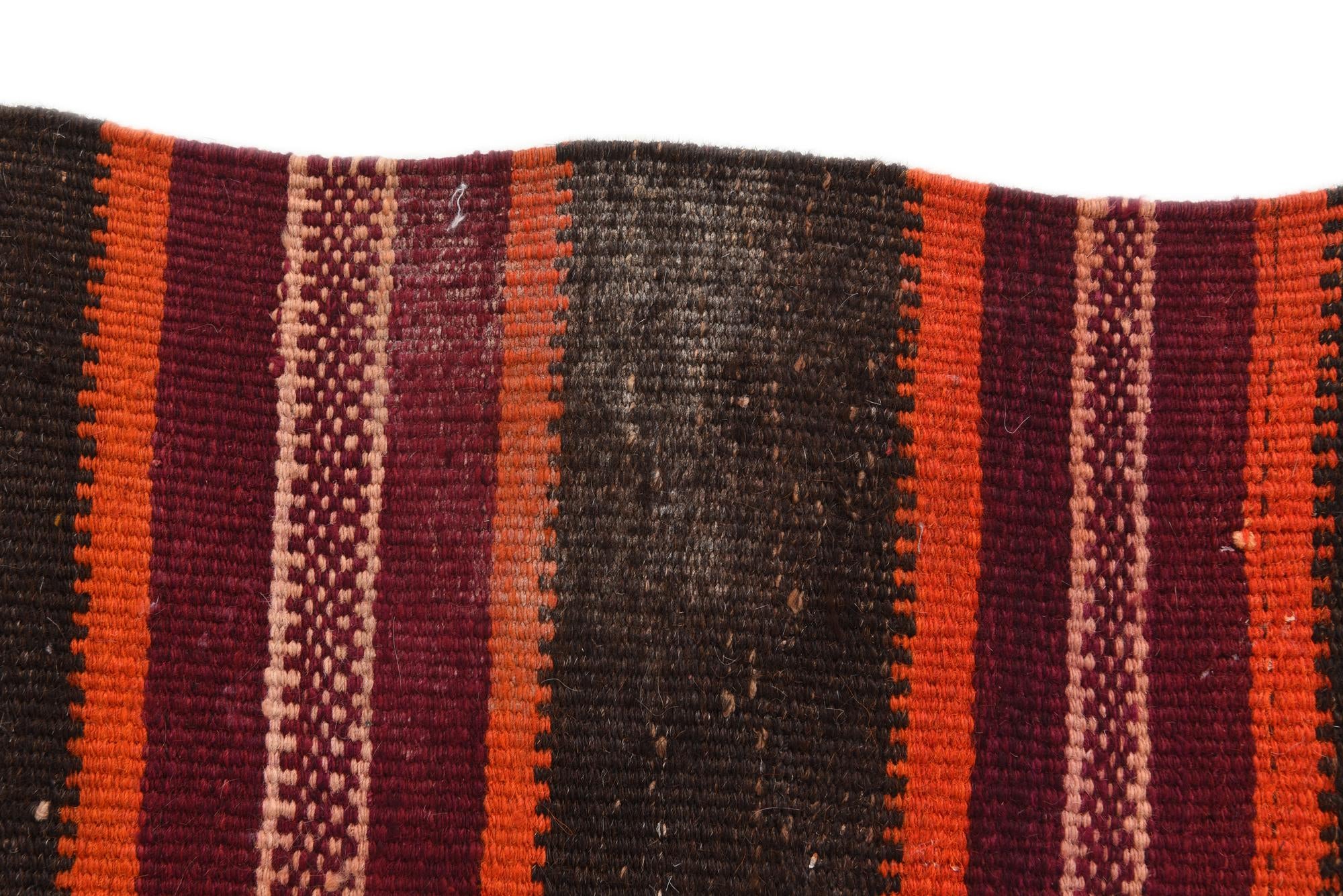 4' 6 x 11' 1 Hand Woven Kilim Modern Wool Runner Rug