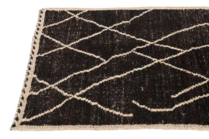 3' x 13' 9 Hand Knotted Moroccan Wool Runner Rug