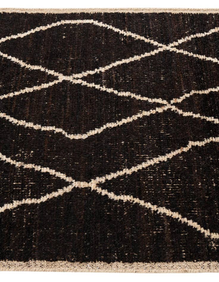 Detail image of 3' x 13' 9 Hand Knotted Moroccan Wool Runner Rug
