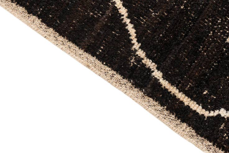 Detail image of 3' x 13' 9 Hand Knotted Moroccan Wool Runner Rug