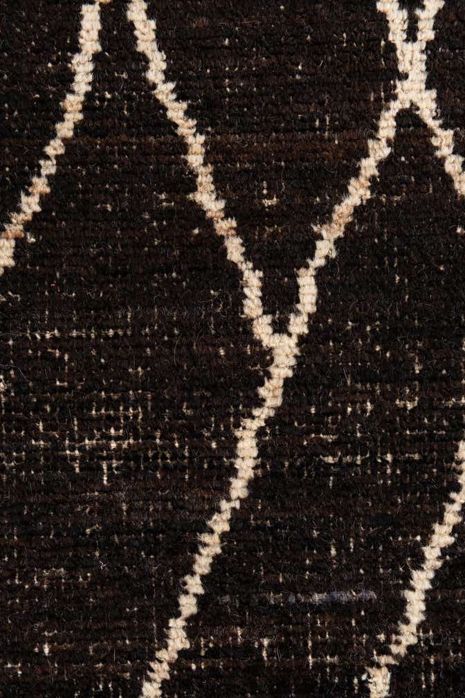 3' x 13' 9 Hand Knotted Moroccan Wool Runner Rug
