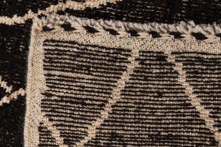 3' x 13' 9 Hand Knotted Moroccan Wool Runner Rug