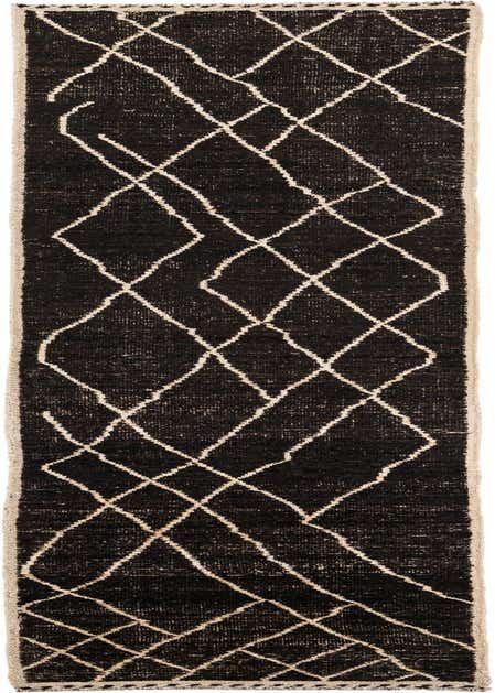 3' x 13' 9 Hand Knotted Moroccan Wool Runner Rug
