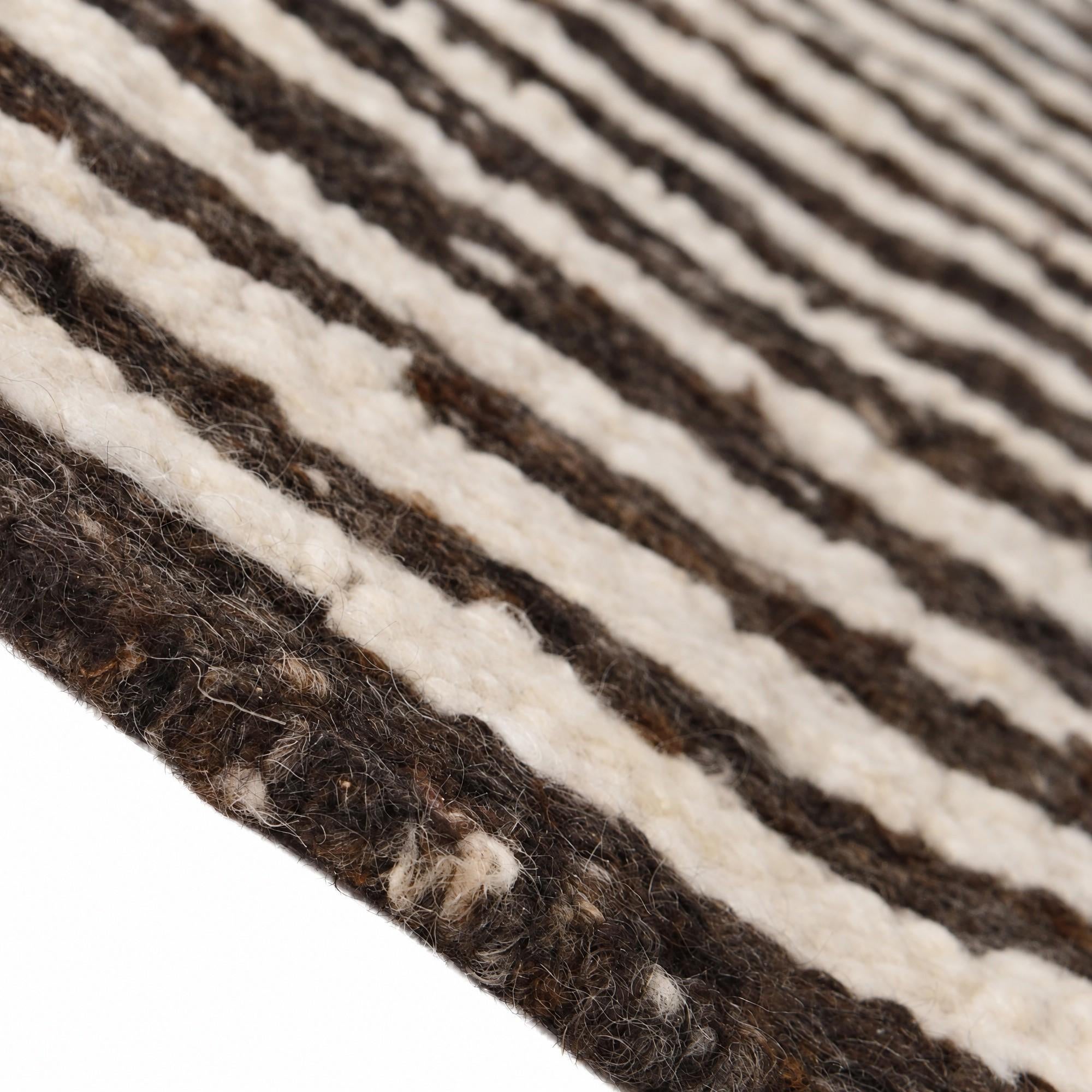 90cm x 245cm anudado a mano marroquí Alfombra Lana Pasillera