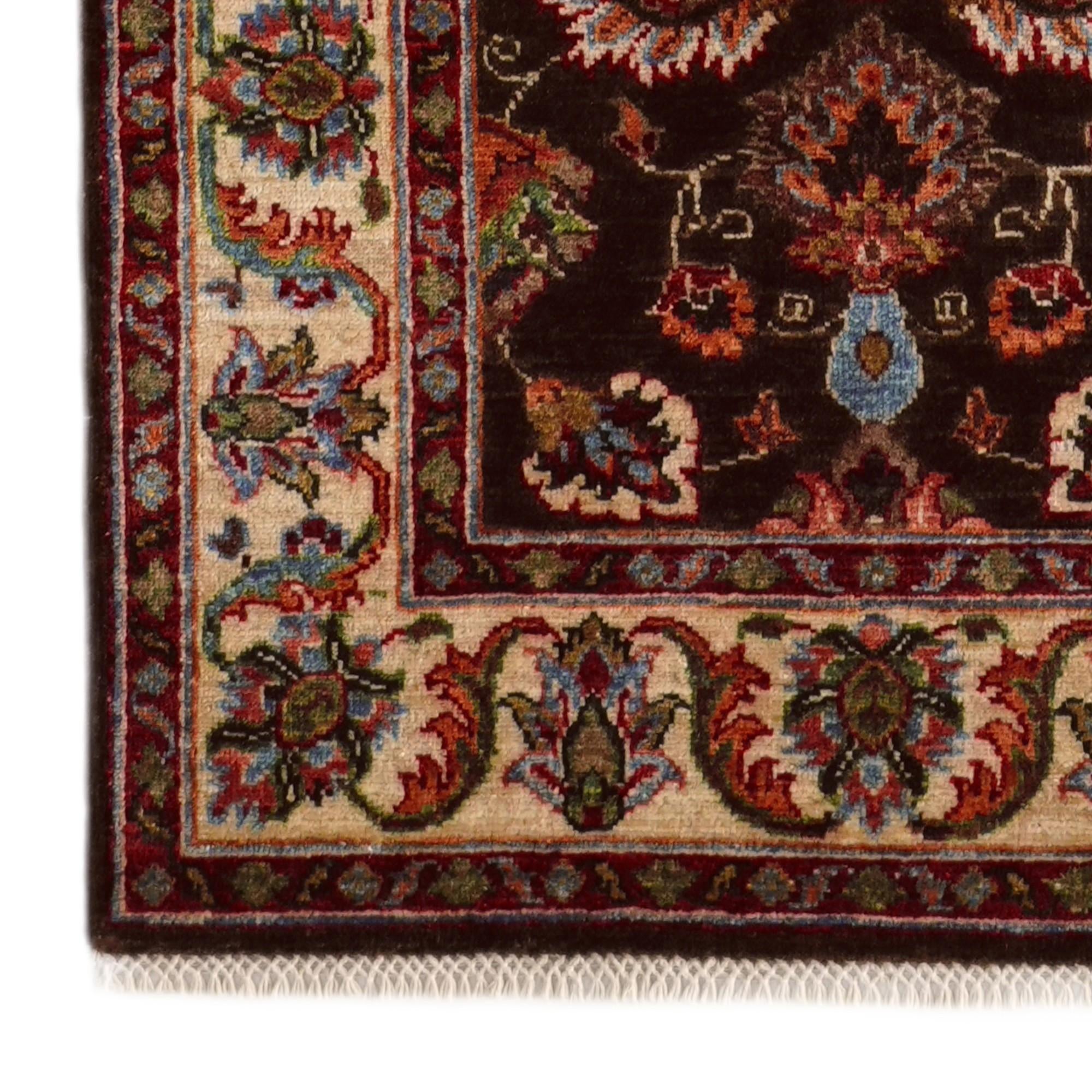 2' 8 x 10' 7 Hand Knotted Peshawar Ziegler Runner Rug