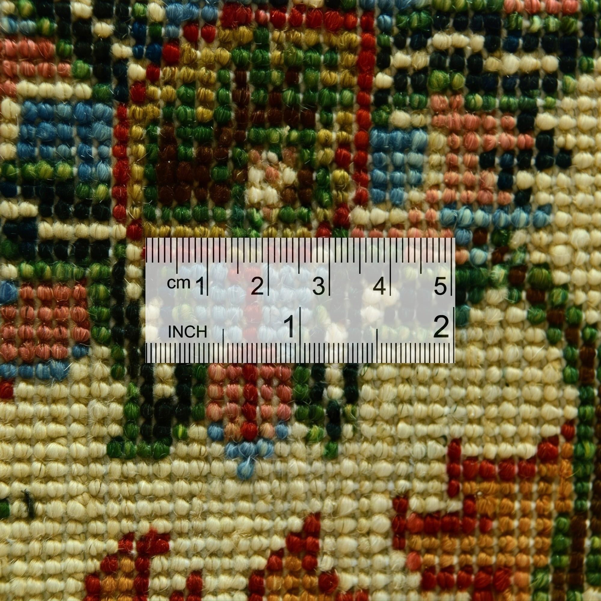 2' 8 x 10' 7 Hand Knotted Peshawar Ziegler Runner Rug