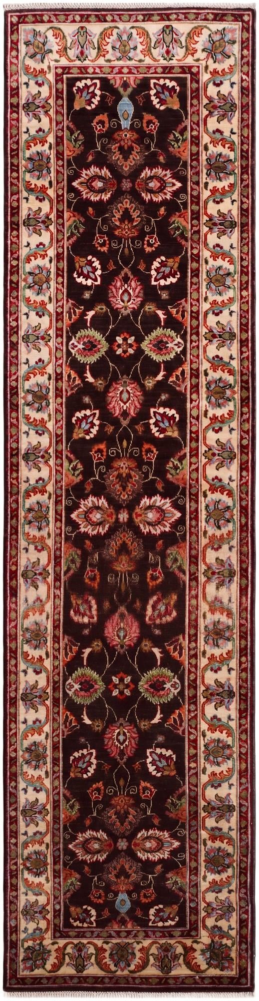 2' 8 x 10' 7 Hand Knotted Peshawar Ziegler Runner Rug