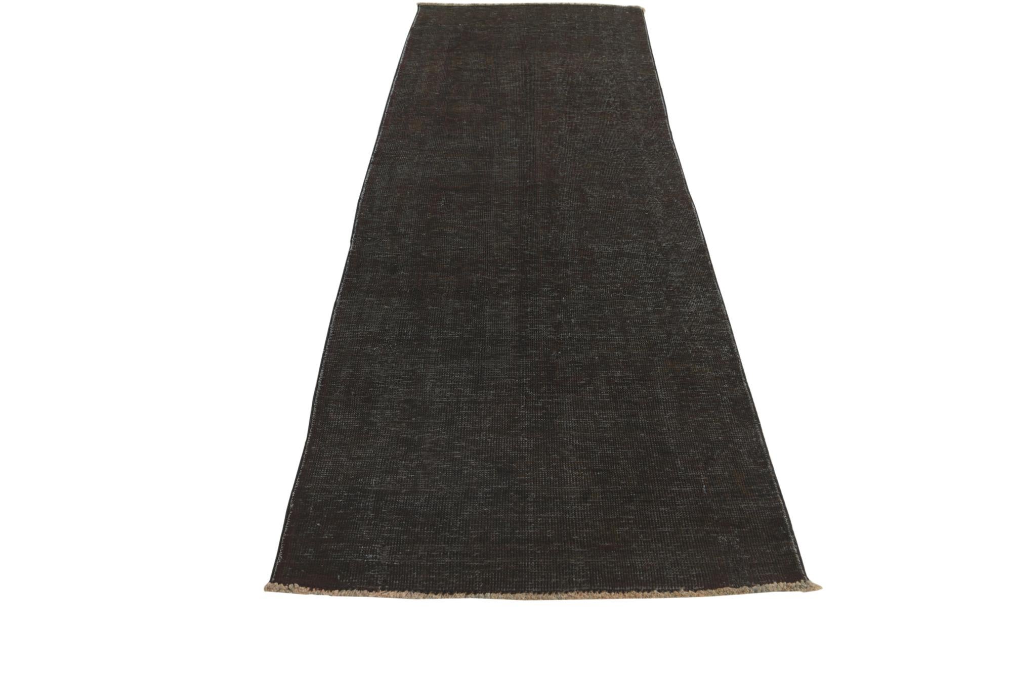 3' x 9' 6 Hand Knotted Ultra Vintage Persian Wool Runner Rug