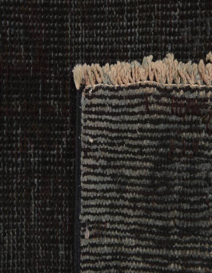 Detail image of 3' x 9' 6  Hand Knotted Ultra Vintage Persian Wool Runner Rug