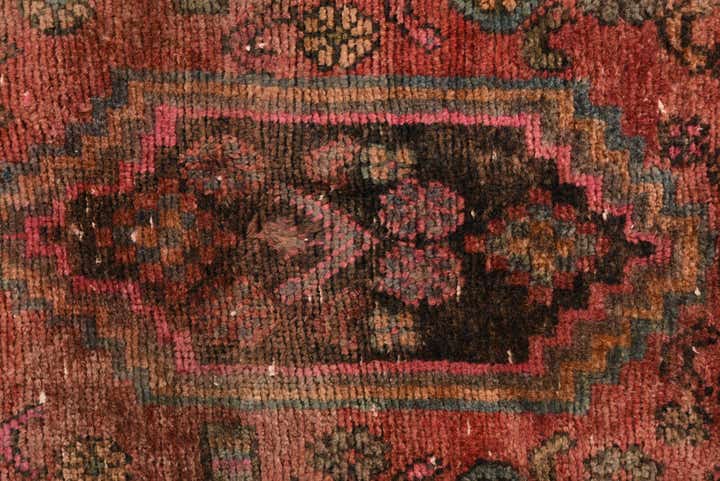 4' 10 x 9' 9 Hand Knotted Ultra Vintage Persian Wool Runner Rug