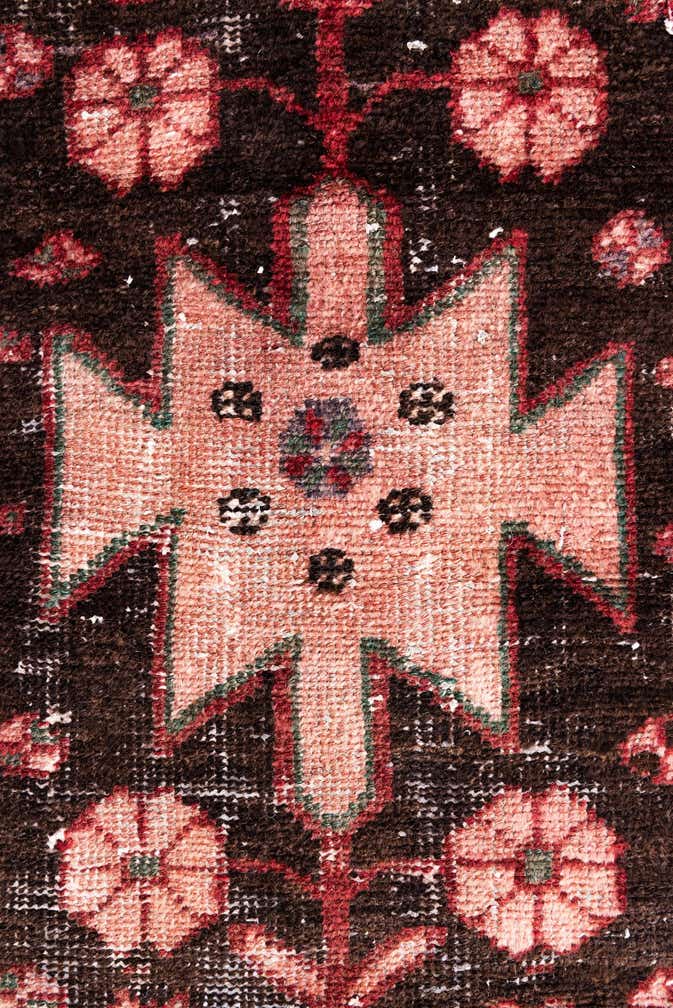 3' 4 x 6' 5 Hand Knotted Ultra Vintage Persian Wool Runner Rug