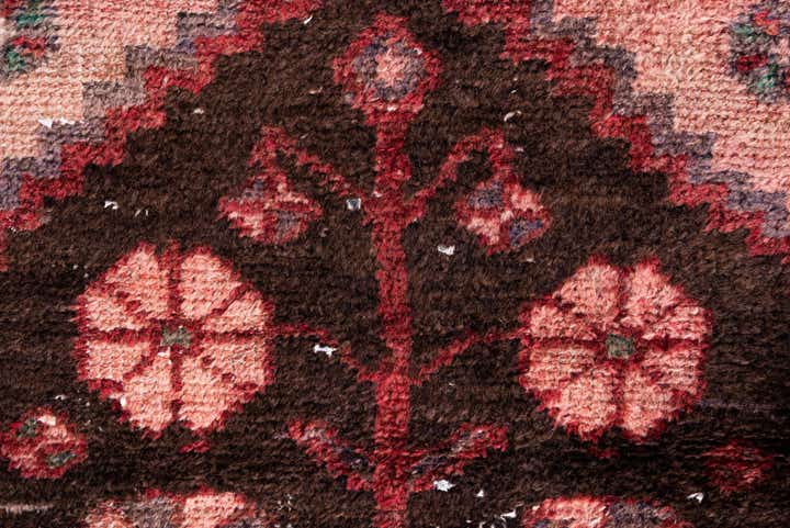 3' 4 x 6' 5 Hand Knotted Ultra Vintage Persian Wool Runner Rug