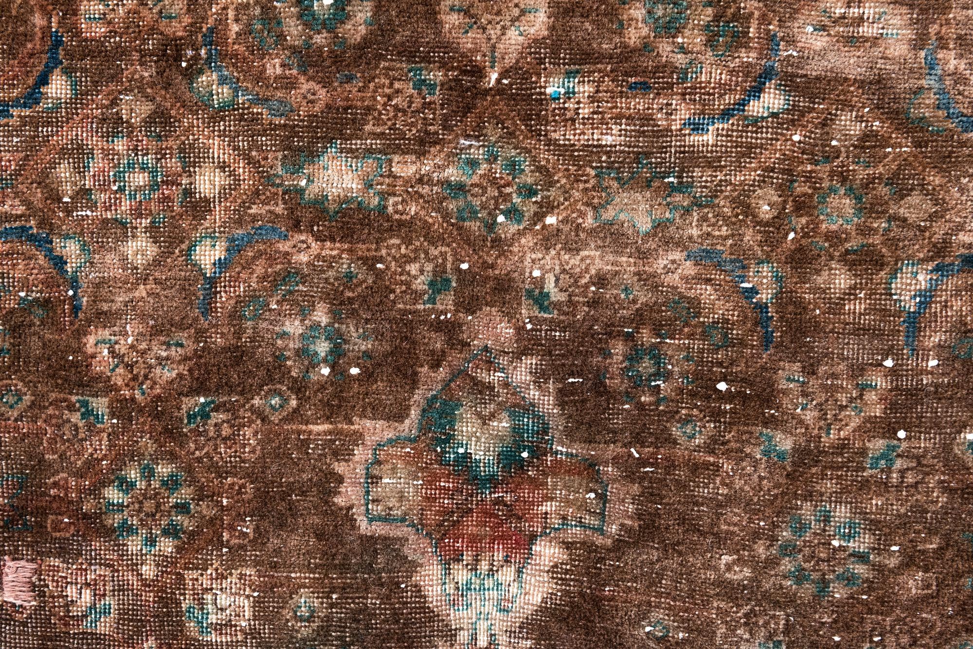 4' 2 x 10' 1 Hand Knotted Ultra Vintage Persian Wool Runner Rug