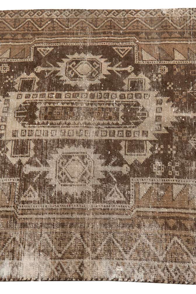 3' x 7' 6 Hand Knotted Ultra Vintage Persian Wool Runner Rug