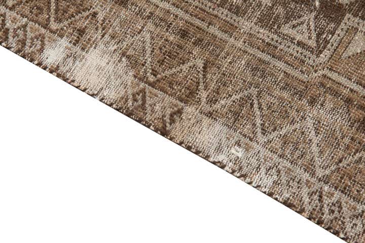 3' x 7' 6 Hand Knotted Ultra Vintage Persian Wool Runner Rug