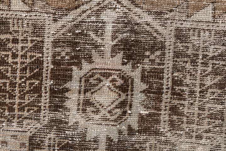 3' x 7' 6 Hand Knotted Ultra Vintage Persian Wool Runner Rug