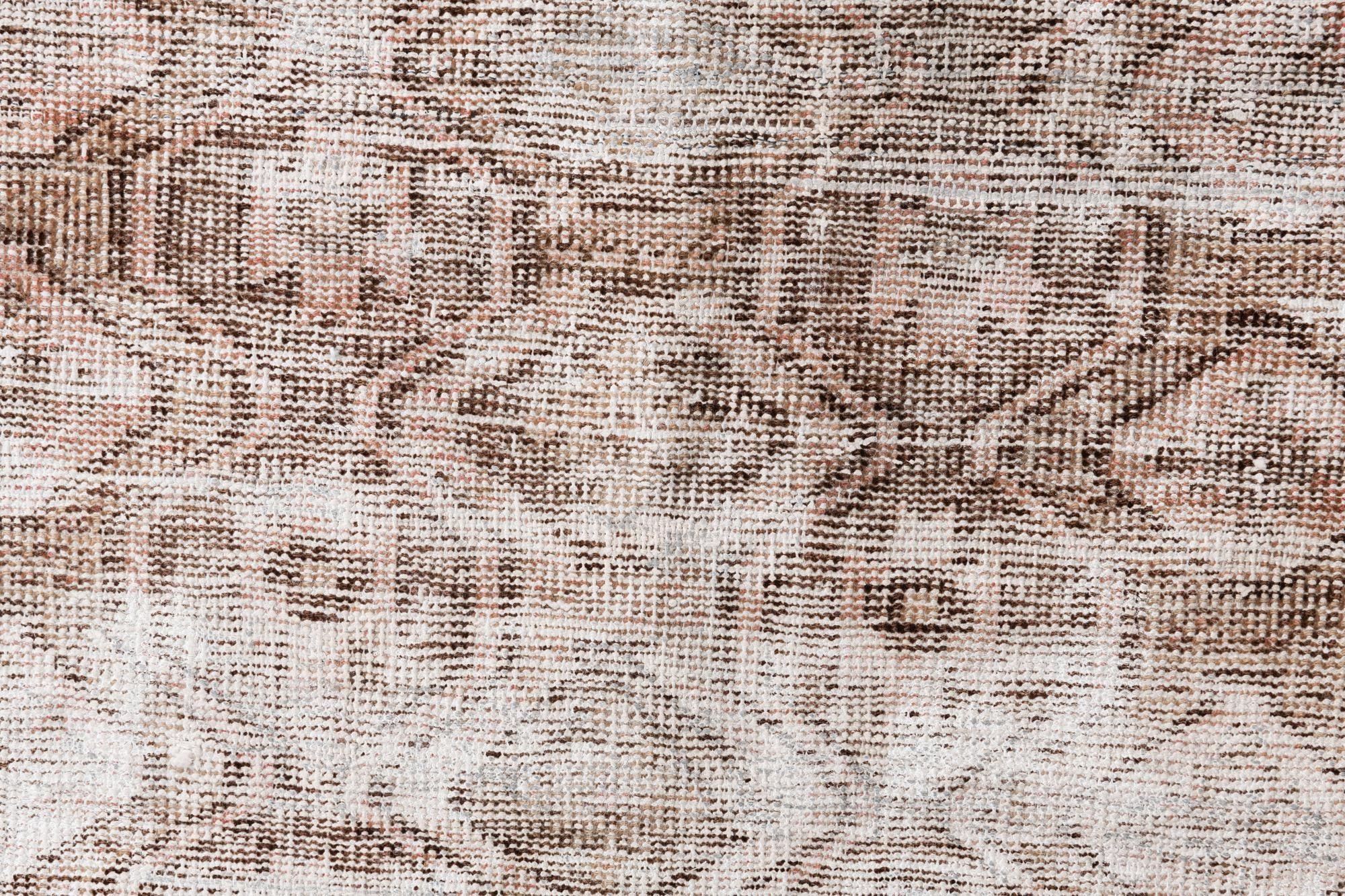 3' 7 x 7' 1 Hand Knotted Ultra Vintage Persian Wool Runner Rug