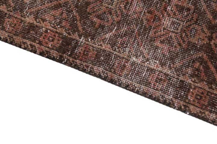 1' 10 x 5' 3 Hand Knotted Ultra Vintage Persian Wool Runner Rug