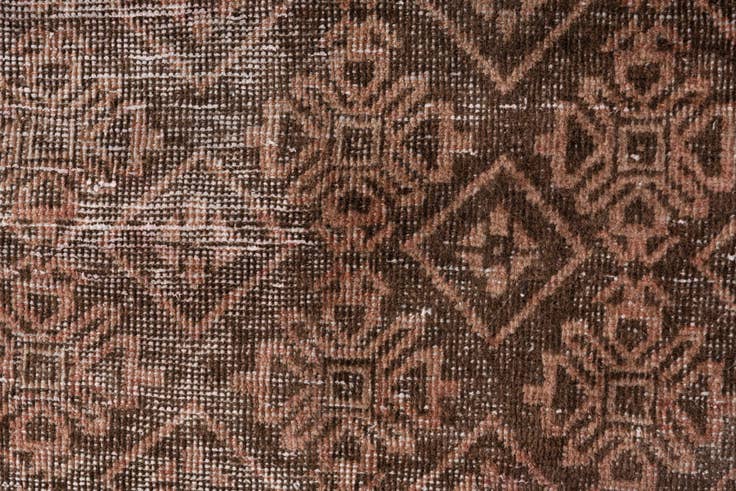 Detail image of 1' 10 x 5' 3 Hand Knotted Ultra Vintage Persian Wool Runner Rug