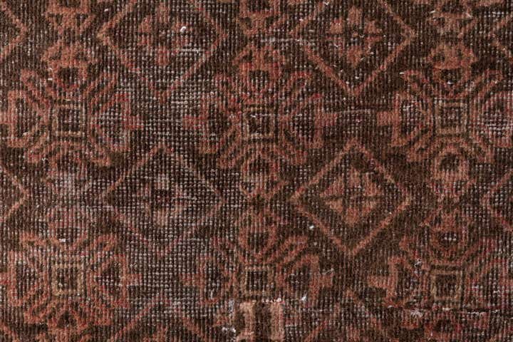 1' 10 x 5' 3 Hand Knotted Ultra Vintage Persian Wool Runner Rug