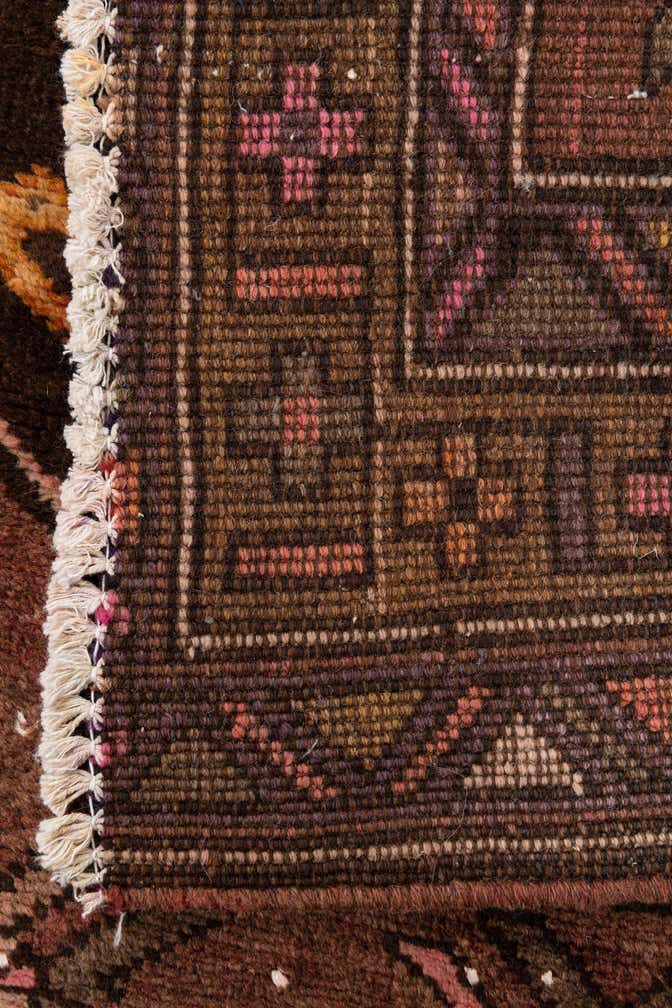 3' 9 x 12' 8 Hand Knotted Ultra Vintage Persian Wool Runner Rug