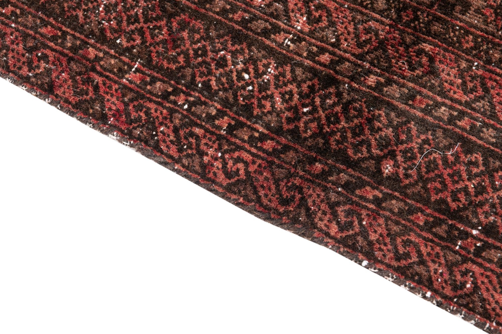 3' 3 x 6' 3 Hand Knotted Ultra Vintage Persian Wool Runner Rug