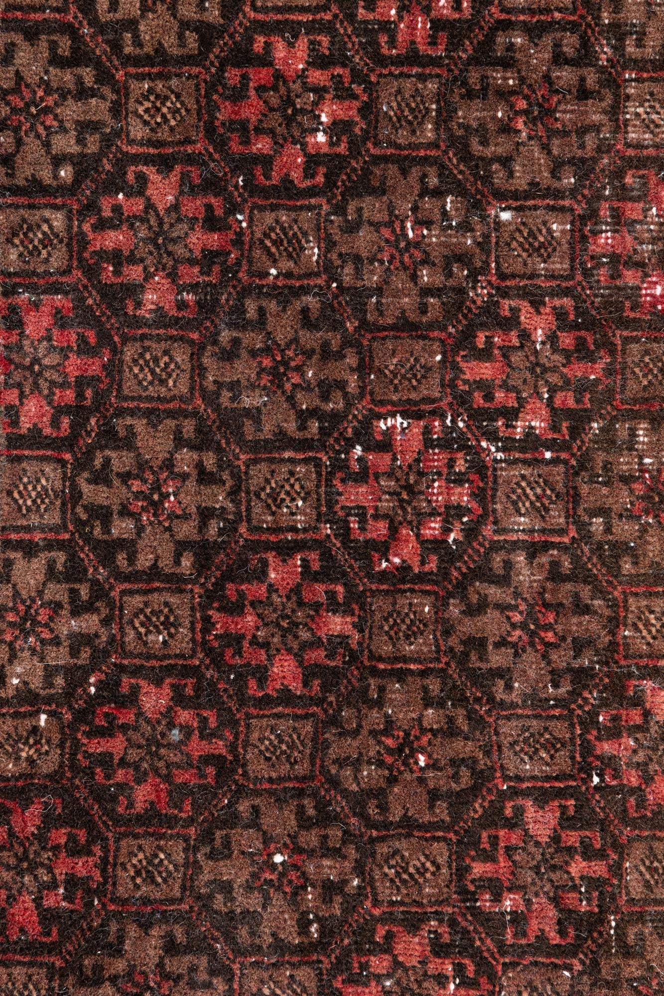 3' 3 x 6' 3 Hand Knotted Ultra Vintage Persian Wool Runner Rug