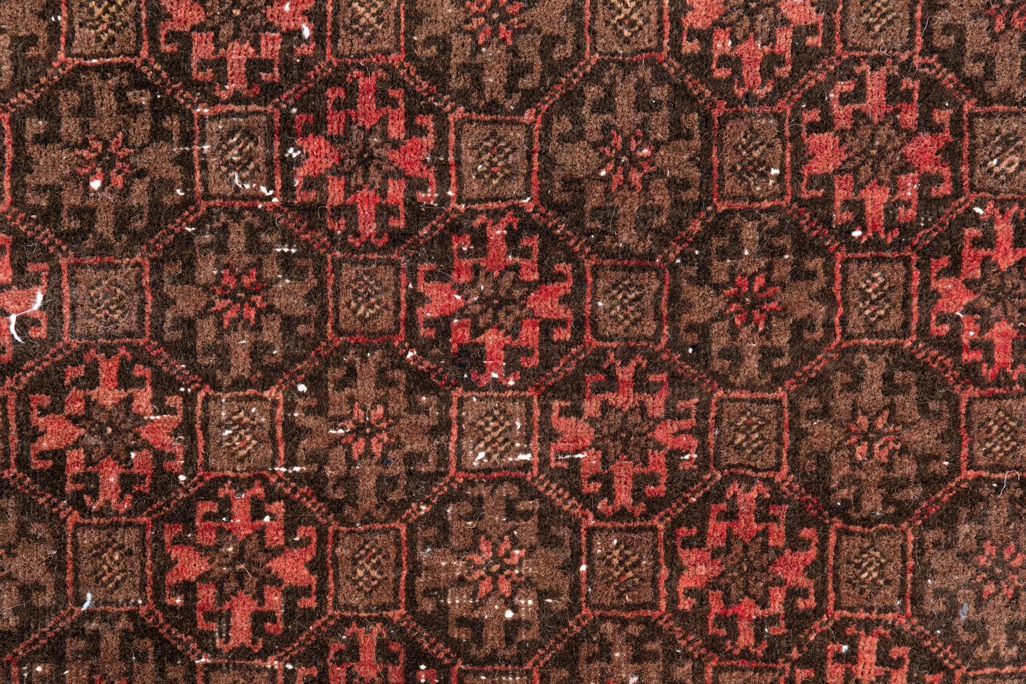 3' 3 x 6' 3 Hand Knotted Ultra Vintage Persian Wool Runner Rug