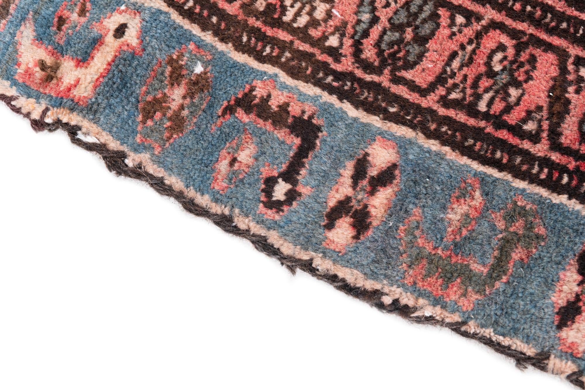 3' 1 x 7' 7 Hand Knotted Ultra Vintage Persian Wool Runner Rug