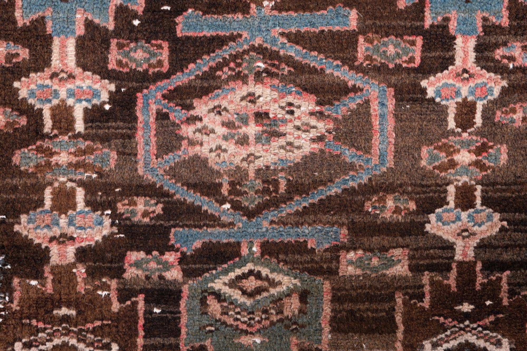 3' 1 x 7' 7 Hand Knotted Ultra Vintage Persian Wool Runner Rug