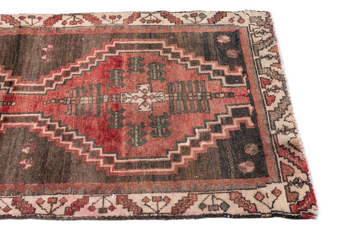 3' x 6' 1 Hand Knotted Ultra Vintage Persian Wool Runner Rug