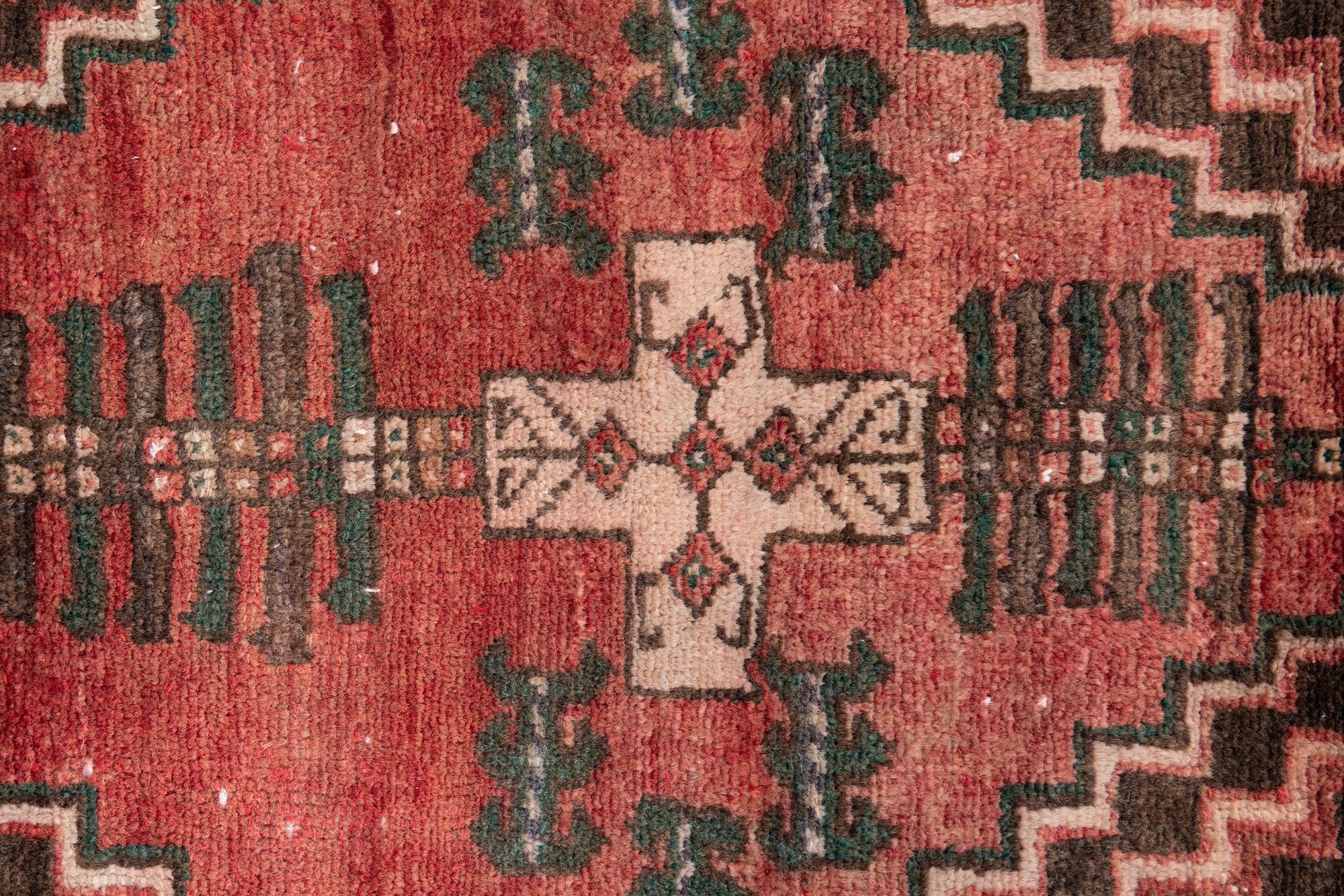 3' x 6' 1 Hand Knotted Ultra Vintage Persian Wool Runner Rug