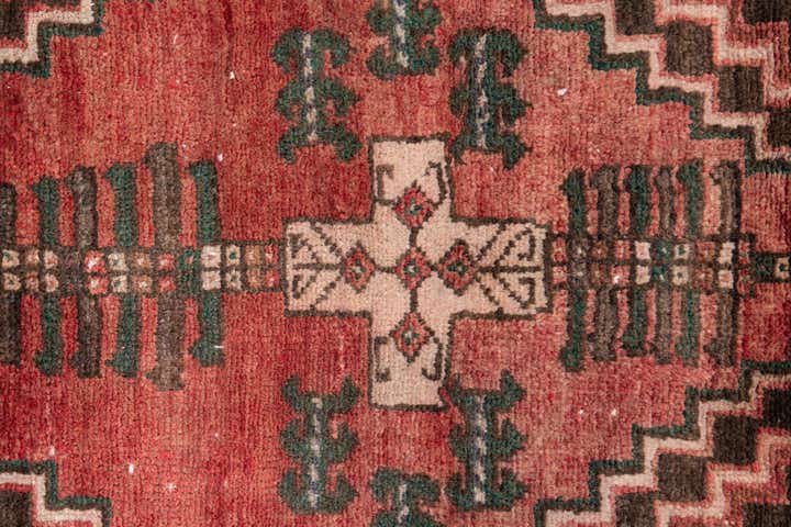 3' x 6' 1 Hand Knotted Ultra Vintage Persian Wool Runner Rug
