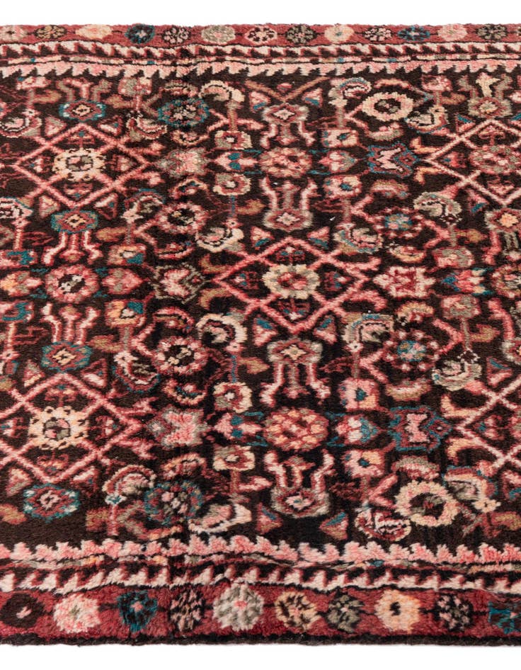 Detail image of 3' 1 x 9' Hand Knotted Ultra Vintage Persian Wool Runner Rug