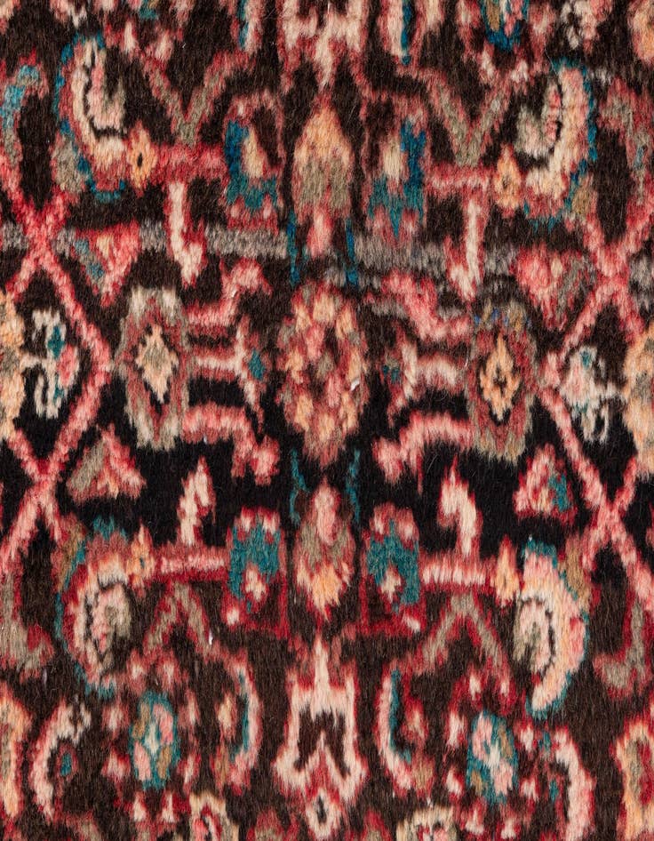 Detail image of 3' 1 x 9' Hand Knotted Ultra Vintage Persian Wool Runner Rug