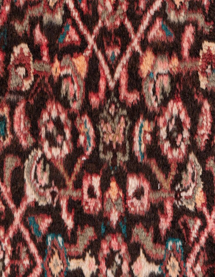 Detail image of 3' 1 x 9' Hand Knotted Ultra Vintage Persian Wool Runner Rug