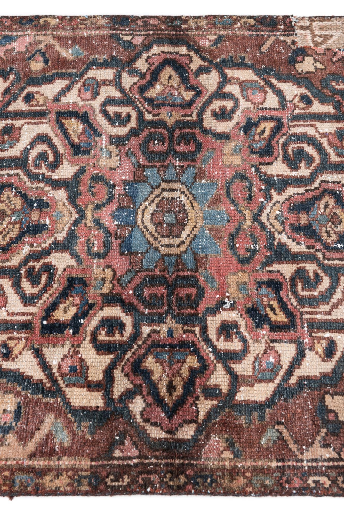 3' x 6' Hand Knotted Ultra Vintage Persian Wool Runner Rug