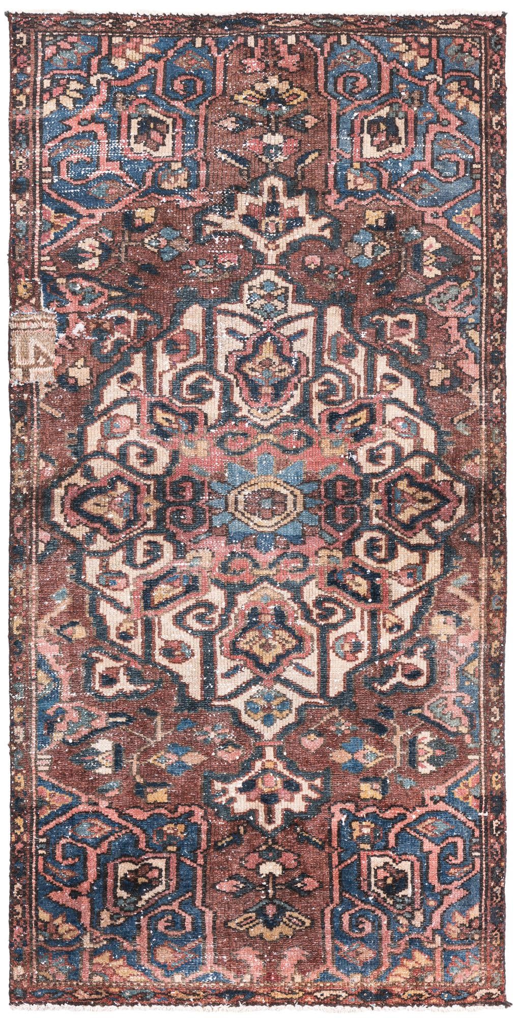 3' x 6' Hand Knotted Ultra Vintage Persian Wool Runner Rug