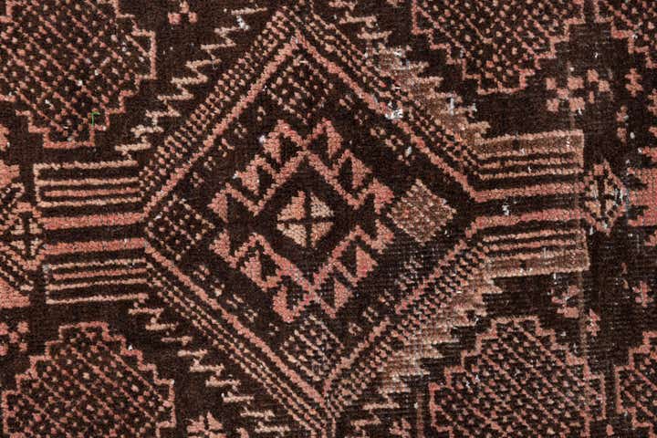 2' 6 x 5' 5 Hand Knotted Ultra Vintage Persian Wool Runner Rug